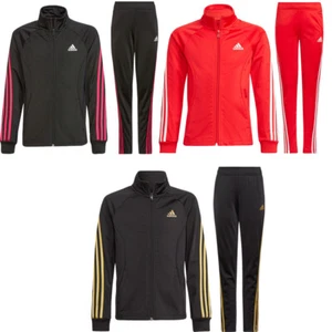 Adidas Girls Tracksuits Bottoms 3-Stripes Trouser Jacket Track Pant Top - Picture 1 of 33