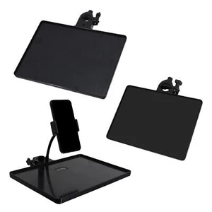 Microphone Stand Tray For Music Sheets, Live , , Adjustable Clamp Rack - Zdjęcie 1 z 19