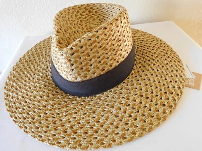 Nuevo Sombrero Fedora Clásico Eric Javits Squishee con Protección UV ~ $285.00 Foto 1 de 4