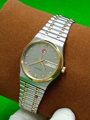 Reloj RADO VOYAGER Vintage 17 Joyas Automático Indicador Día/Fecha Foto 1 de 4