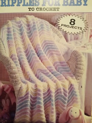 Baby Afghans Crochet Patterns Baby Ripple Afghan Pattern Leisure Arts - Image 1 of 4