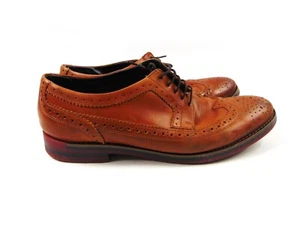 Zapatos de cuero brogues marrones de la colección M&S para hombre | Talla UK 10,5 - Imagen 1 de 7