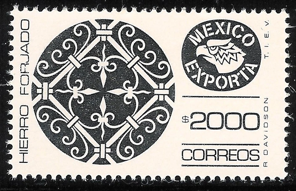 papel pe237 México Exporta MNH 13 Sc#1598 Mc#2286 Et#ex237 sin burelage Foto 1 de 1