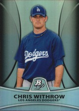2010 Bowman Platinum Prospects Refractors Thin Stock Baseball Card #PP21 Withrow