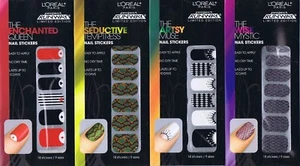 Loreal Paris Project Runway Limited edition  Nail Stickers -Lot of 4-New - Picture 1 of 2