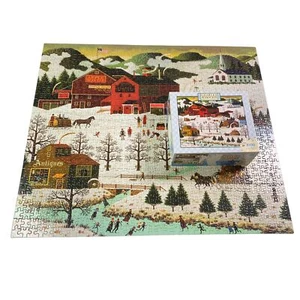 Milton Bradley Charles Wysocki Smoke Creek Landing 1000 Pieces Puzzle Complete - Picture 1 of 7