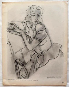 HENRI MATISSE HÉLIOGRAVURE, 1939 - Picture 1 of 2