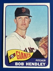 1965 Topps Baseball, Bob Hendley San Francisco Giants #444 - Picture 1 of 2