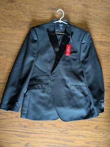 The Savile Row Company London Black Blazer Suit Jacket Sport Coat Men's Size 48R - Picture 1 of 10