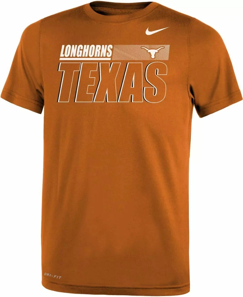 NUEVO CON ETIQUETAS Camiseta Nike Para Hombres M/Mediana Texas Longhorns Equipo Edición Dri-Fit Legend BSBL Foto 1 de 1
