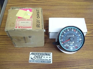Kawasaki 1980 KZ750 KZ750H 750 LTD OEM Take-Off Speedometer Speedo ZERO Miles - Picture 1 of 10