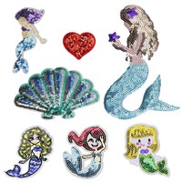 2X Pickle Cucumber Head Cartoon Sew Iron on Patch Embroidered Applique DIY Badge