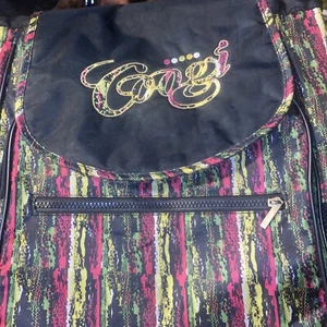 "Coogi" Backpack Messenger Bag Carry On Colorful "Hard to Find". A - Picture 1 of 11