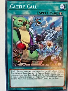 Yugioh Cattle Call OP14-EN020 Common NM x3 Play Set - Picture 1 of 1