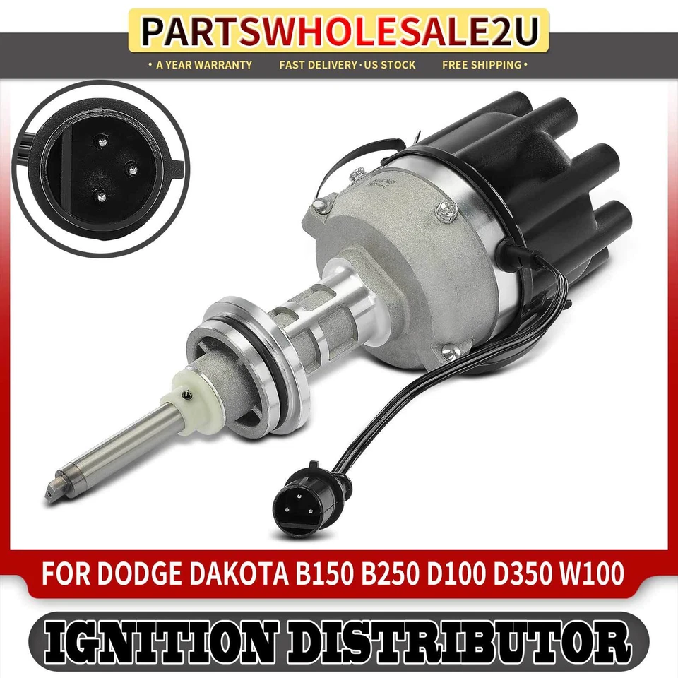 Ignition Distributor for Dodge B150 B250 B350 D100 D150 D250 D350 Dakota W100 - Image 1 of 4