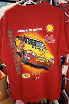 VINTAGE 2007 CHASE #29 TEE SHIRT SHELL PENNZOIL RCR CAR KEVIN HARVICK MEDIUM NWT - Image 1 of 2