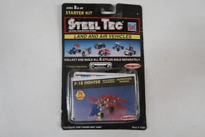NEW Vintage 1993 Remco Steel Tec F-18 Fighter Starter Kit Construction Set #7080 - Picture 1 of 2