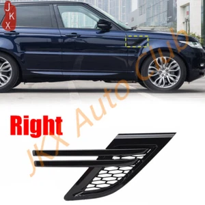 Right Side All Black Air Intake Vent Grille Fit For 2014-2017 Range Rover Sport - Picture 1 of 8