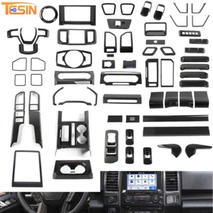 Juego completo de 62 piezas de fibra de carbono decoración interior cubierta moldura kit para Ford F-150 2015-20 - Imagen 1 de 24