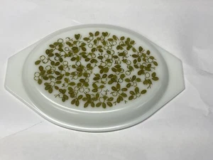 Lid Cover for Vtg Pyrex Gooseberry Green 2.5 Quart Oval Covered Casserole Dish - Picture 1 of 5