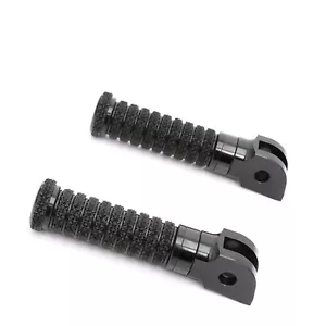 RRING Black Grip Front Foot Pegs For Ducati Supersport 950 S 21 22 23 24 - Picture 1 of 5