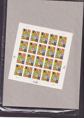 Scott #4335 Celebrate Block Letters Sheet of 20 Stamps - Sealed - Image 1 of 2