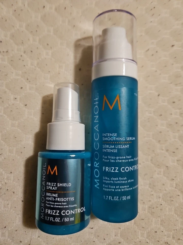 Moroccanoil Intense Smoothing Serum Frizz Control 1.7floz And Frizz Shield Spray - Image 1 of 1