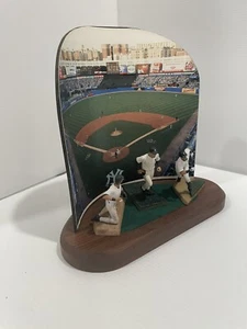 Derek Jeter Mariano Rivera. 3-3” McFarlane Figures + Yankee Memorabilia Display - Picture 1 of 3