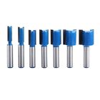 7 Piece Set of 8mm Handle Engraving Machine Milling Cutters for Woodworking