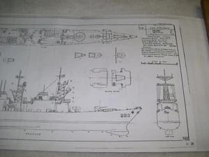 USS SPRUANCE boat model boat plans - Picture 1 of 2