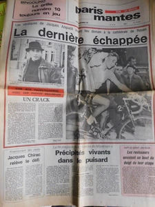19 11 1987 rare Journal PARIS NORMANDIE ANQUETIL LA DERNIERE ECHAPPEE - Picture 1 of 3