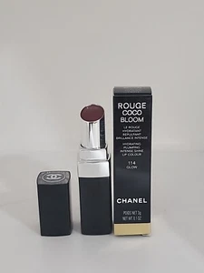 Chanel Rouge Coco Bloom Hydrating Plumping Intense Shine Lipstick #114 Glow New - Picture 1 of 1