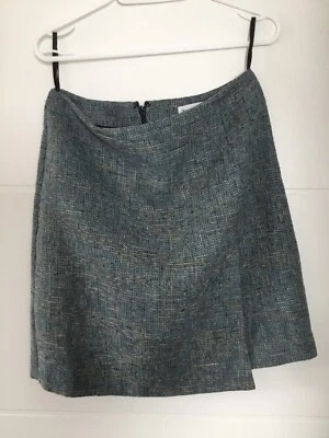 Warehouse Ladies Blue Mixed Skirt - Size 10 - Image 1 of 3