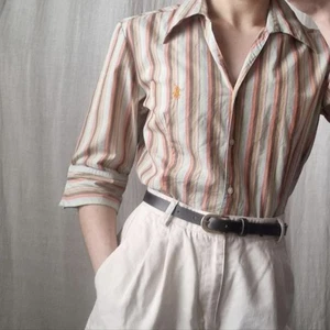 🥭 POLO RALPH LAUREN STRIPE SHIRT Size Xs - Picture 1 of 8