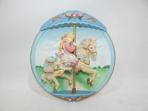Karussell Daydreams Spielteller weggefegt Melodie Bradford Exchange 1995 Pferd - Bild 1 von 5