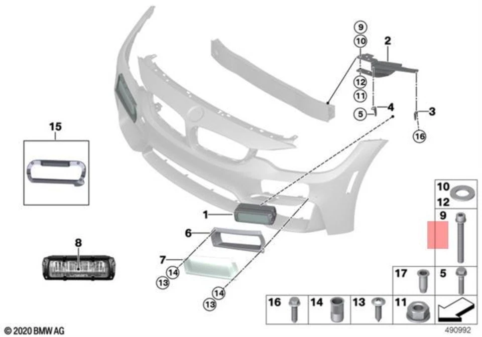 Genuine BMW MOS M4 GT4 Coupe Frame headlight 63178431775 - Изображение 1 из 1