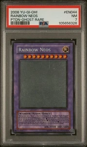 YuGiOh GRADED 2008 Rainbow Neos PTDN-EN044 Ghost Rare NM 7 PSA - Picture 1 of 1