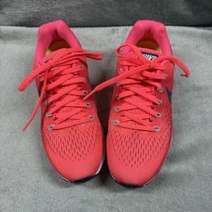 Nike Air Zoom Pegasus 34 Women's 7 Pink Sport Running Athlete Jogging Hot Punch - Picture 1 of 8
