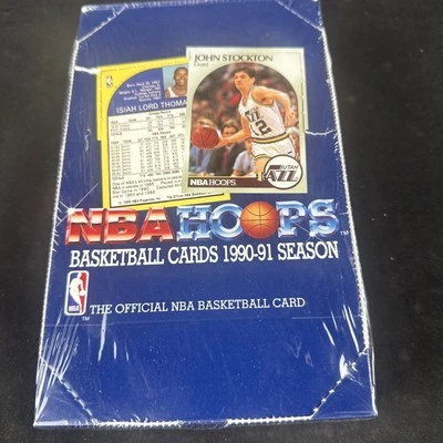 1990-91 NBA Hoops Series 1 Box 36 Packs Factory Sealed Menendez Brothers Jordan - Image 1 of 4