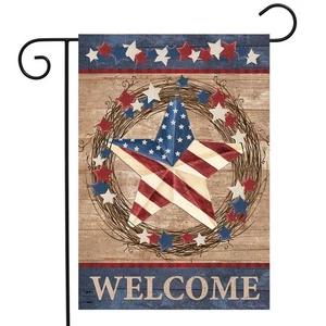 Briarwood Lane Americana Barnstar patriotische Gartenflagge - Bild 1 von 3