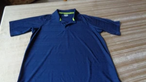 Camisa polo Under Armour para hombre mediana azul marino manga corta rendimiento golf atlético - Imagen 1 de 9