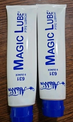 2- Aladdin Magic Lube 5oz Teflon Lubricant Sealant O-Rings Swimming Pool PTFE  - Image 1 of 2