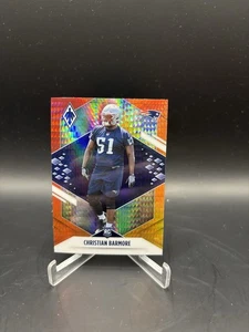 2021 Panini Phoenix Christian Barmore Fireburst Parallel Rookie New England 160 - Bild 1 von 2