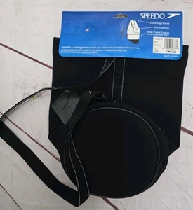 Nuevo Speedo Negro Neopreno Bandolera Playa Deportes Acuáticos Bolso con Cordón Unisex - Imagen 1 de 3
