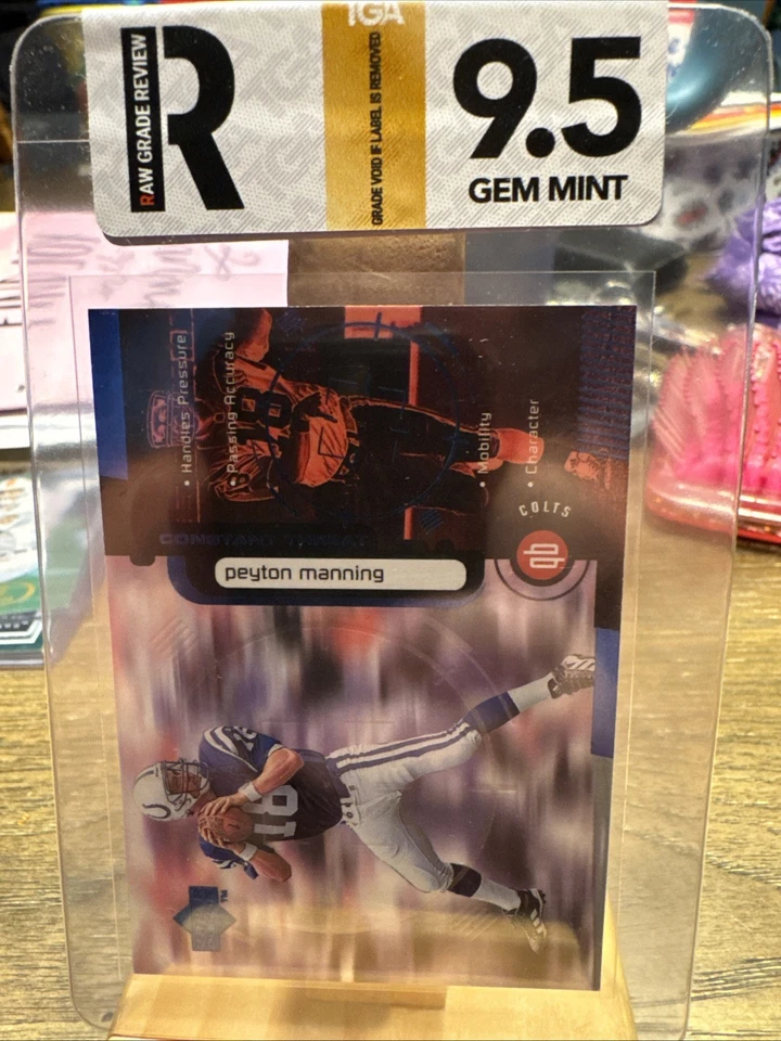 1998 Upper Deck - Constant Threat Peyton Manning #CT2 (RC) - Image 1 of 4