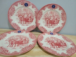 Royal Stafford Santa's Sleigh Red Earthenware Dinnerware ---PICK--- - Picture 1 of 5