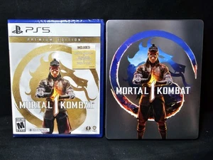 Mortal Kombat 1 Premium Edition Sony PlayStation 5 Sealed PS5 With Steelbook - Picture 1 of 7