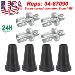 Ajustador de cable de embrague de freno para Honda Yamaha Kawasaki pernos de tuerca más grandes 34-67090 - Imagen 1 de 7