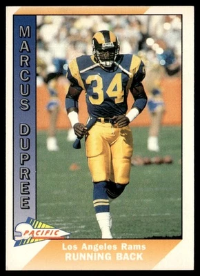 1991 Pacific Marcus Dupree Los Angeles Rams #248 - Image 1 of 2
