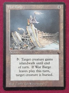 Magic The Gathering THE DARK WAR BARGE tarjeta de artefacto Magic The Gathering Magic The Gathering - Imagen 1 de 2